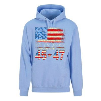 Funny Qr President Trump 4547 Trump Dancing Code Unisex Surf Hoodie