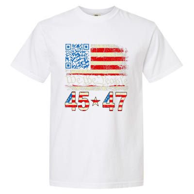 Funny Qr President Trump 4547 Trump Dancing Code Garment-Dyed Heavyweight T-Shirt