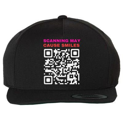 Funny Qr President Trump Dancing Scan And Dance Wool Snapback Cap