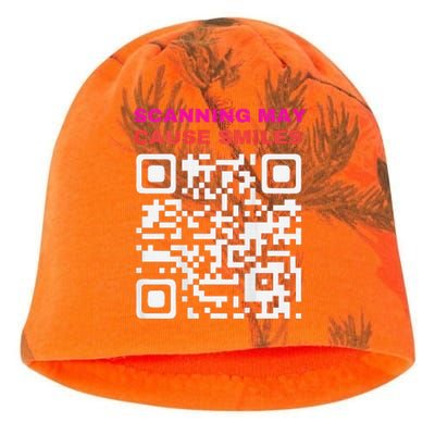 Funny Qr President Trump Dancing Scan And Dance Kati - Camo Knit Beanie