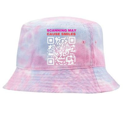 Funny Qr President Trump Dancing Scan And Dance Tie-Dyed Bucket Hat