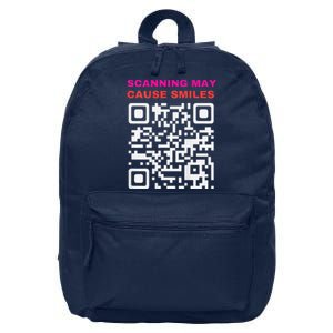 Funny Qr President Trump Dancing Scan And Dance 16 in Basic Backpack