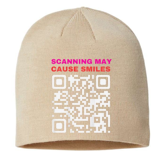 Funny Qr President Trump Dancing Scan And Dance Sustainable Beanie