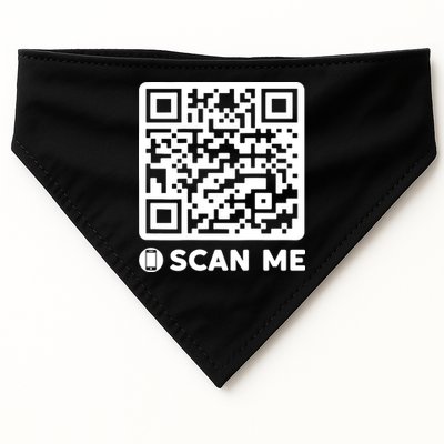 Funny Qr President Trump Dancing Code 45/47 USA-Made Doggie Bandana
