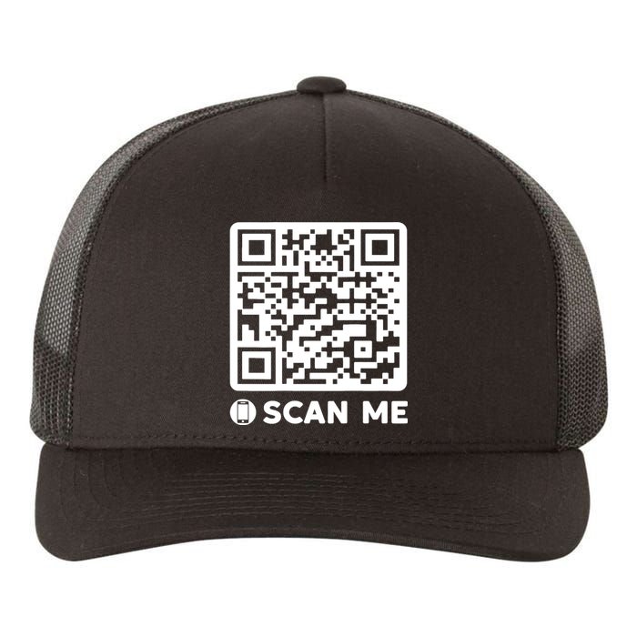 Funny Qr President Trump Dancing Code 45/47 Yupoong Adult 5-Panel Trucker Hat