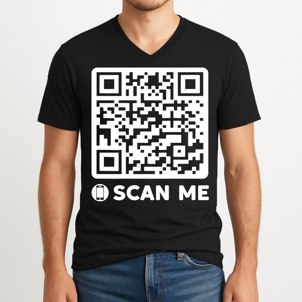 Funny Qr President Trump Dancing Code 45/47 V-Neck T-Shirt