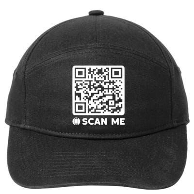 Funny Qr President Trump Dancing Code 45/47 7-Panel Snapback Hat