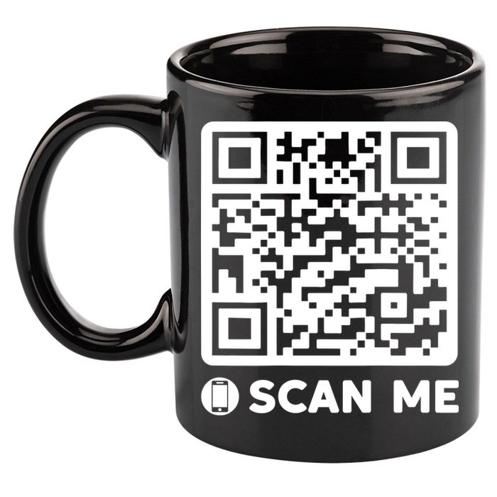 Funny Qr President Trump Dancing Code 45/47 11oz C Handle Ceramic Mug