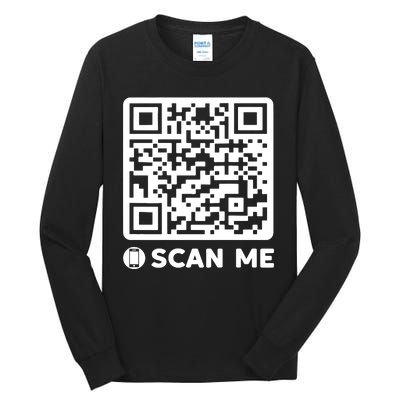 Funny Qr President Trump Dancing Code 45/47 Tall Long Sleeve T-Shirt