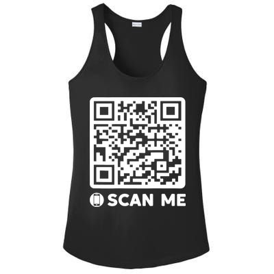 Funny Qr President Trump Dancing Code 45/47 Ladies PosiCharge Competitor Racerback Tank