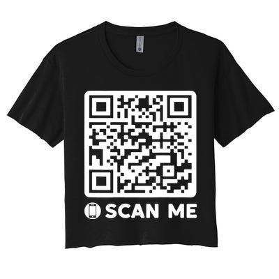 Funny Qr President Trump Dancing Code 45/47 Crop Top