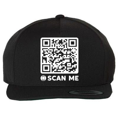 Funny Qr President Trump Dancing Code 45/47 Wool Snapback Cap