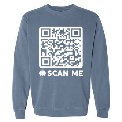 Funny Qr President Trump Dancing Code 45/47 Garment-Dyed Sweatshirt