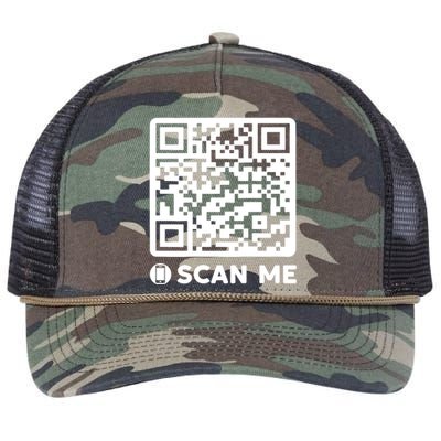 Funny Qr President Trump Dancing Code 45/47 Retro Rope Trucker Hat Cap