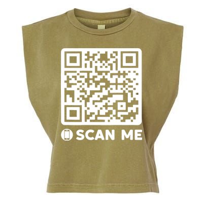 Funny Qr President Trump Dancing Code 45/47 Garment-Dyed Women's Muscle Tee