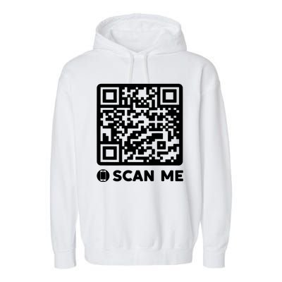 Funny Qr President Trump Dancing Code 45/47 Garment-Dyed Fleece Hoodie