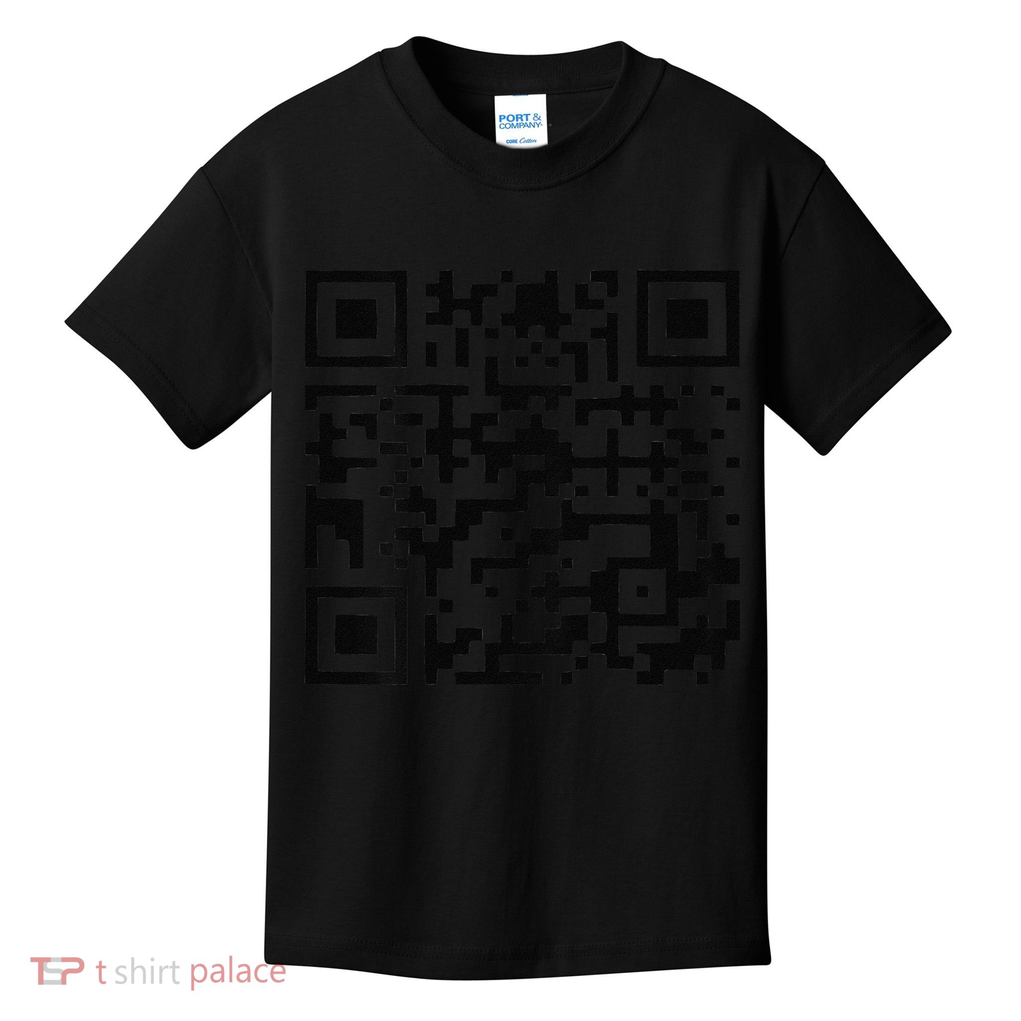 Funny Qr President Trump Dance Code Trump 4547 Kids T-Shirt