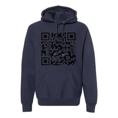 Funny Qr President Trump Dance Code Trump 4547 Premium Hoodie