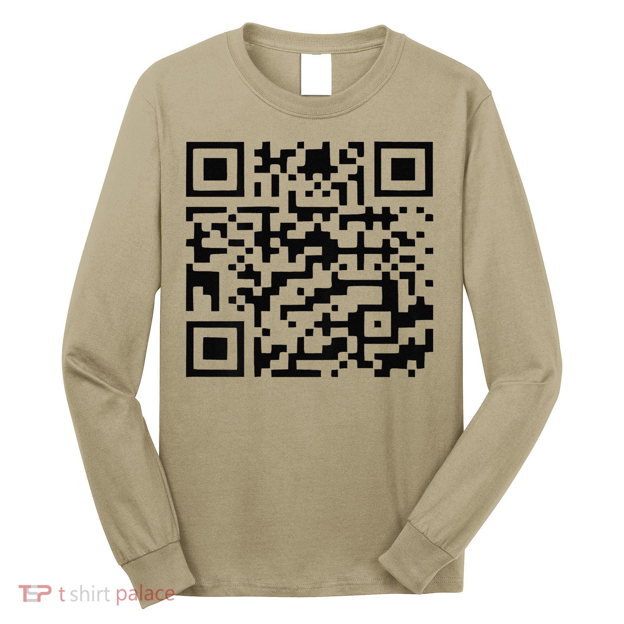 Funny Qr President Trump Dance Code Trump 4547 Long Sleeve Shirt