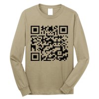 Funny Qr President Trump Dance Code Trump 4547 Long Sleeve Shirt