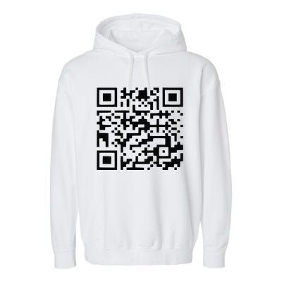 Funny Qr President Trump Dance Code Trump 4547 Garment-Dyed Fleece Hoodie