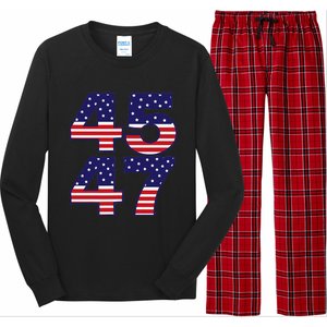 Funny Qr President Trump Dance Code Trump 4547 Long Sleeve Pajama Set