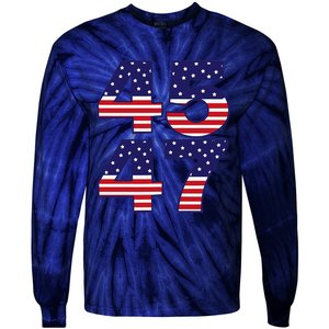 Funny Qr President Trump Dance Code Trump 4547 Tie-Dye Long Sleeve Shirt