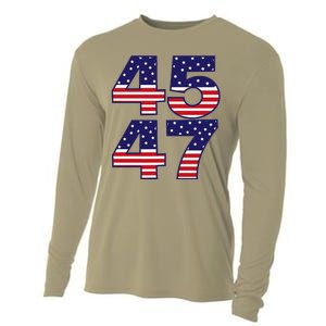 Funny Qr President Trump Dance Code Trump 4547 Cooling Performance Long Sleeve Crew