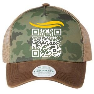 Funny Qr President Trump Dance Code Legacy Tie Dye Trucker Hat