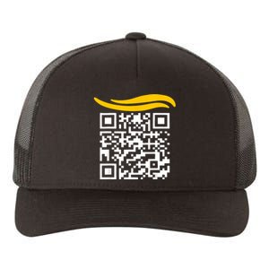 Funny Qr President Trump Dance Code Yupoong Adult 5-Panel Trucker Hat