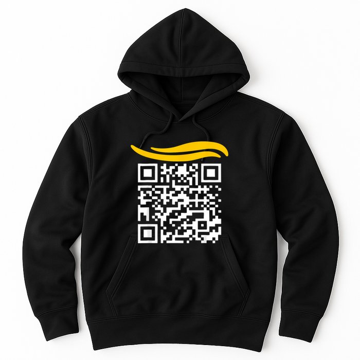 Funny Qr President Trump Dance Code Hoodie