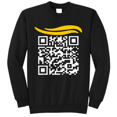 Funny Qr President Trump Dance Code Sweatshirt