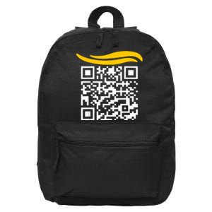 Funny Qr President Trump Dance Code 16 in Basic Backpack