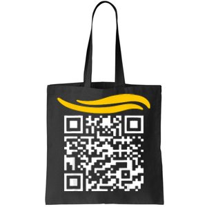 Funny Qr President Trump Dance Code Tote Bag