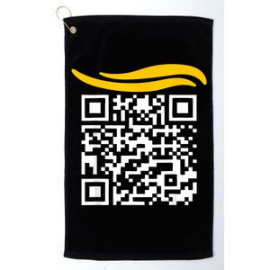 Funny Qr President Trump Dance Code Platinum Collection Golf Towel