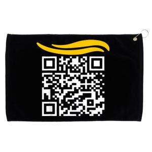 Funny Qr President Trump Dance Code Grommeted Golf Towel