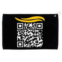 Funny Qr President Trump Dance Code Grommeted Golf Towel