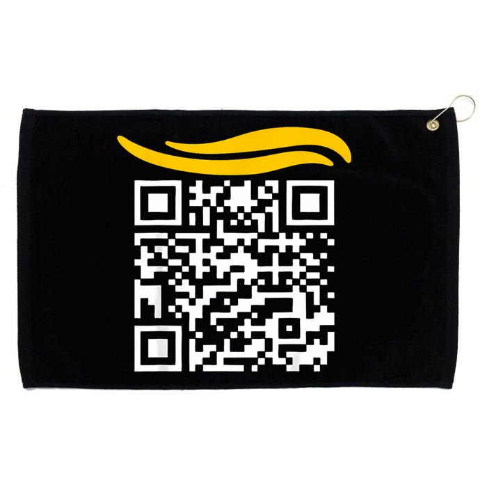 Funny Qr President Trump Dance Code Grommeted Golf Towel