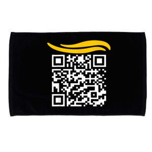 Funny Qr President Trump Dance Code Microfiber Hand Towel