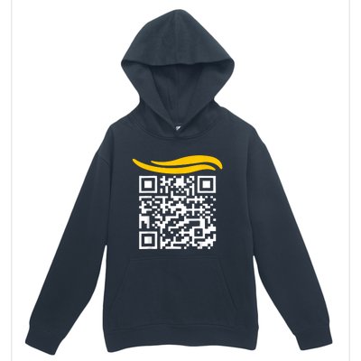 Funny Qr President Trump Dance Code Urban Pullover Hoodie