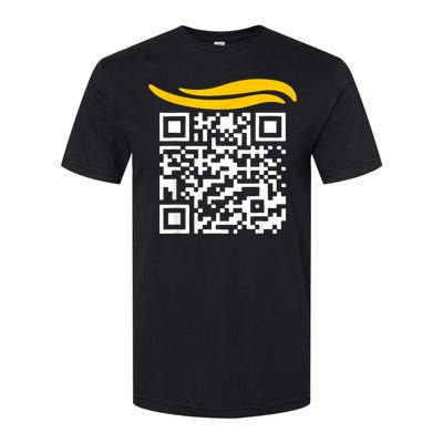 Funny Qr President Trump Dance Code Softstyle CVC T-Shirt