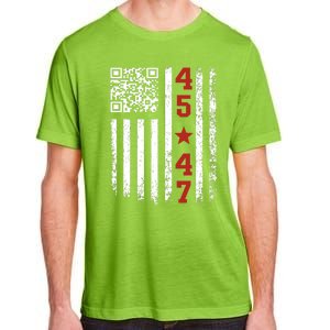 Funny Qr President Trump Dance Code Adult ChromaSoft Performance T-Shirt