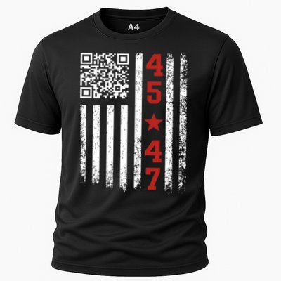 Funny Qr President Trump Dance Code Performance Shirt