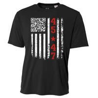 Funny Qr President Trump Dance Code Cooling Performance Crew T-Shirt