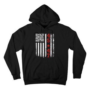 Funny Qr President Trump Dance Code Hoodie