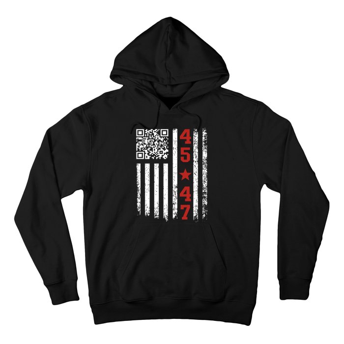 Funny Qr President Trump Dance Code Hoodie