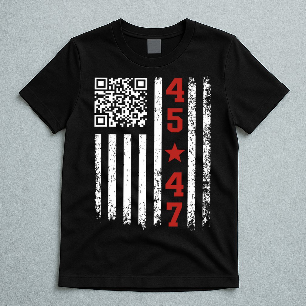 Funny Qr President Trump Dance Code T-Shirt