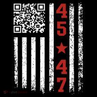 Funny Qr President Trump Dance Code Tall T-Shirt