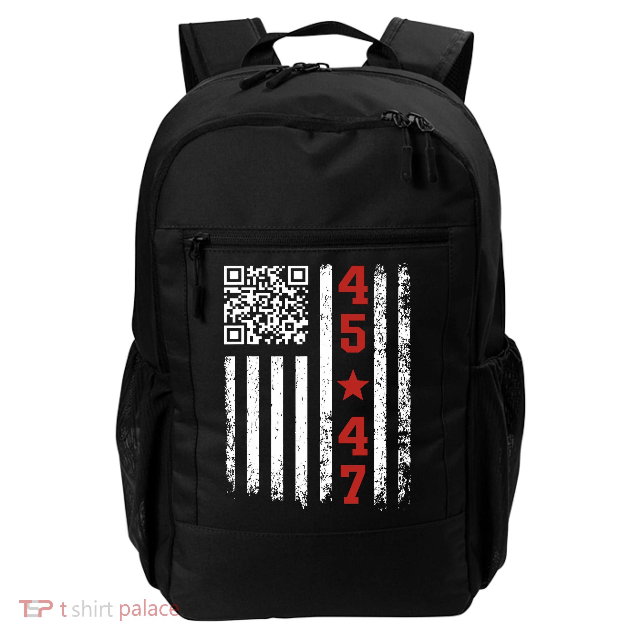Funny Qr President Trump Dance Code Backpack