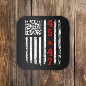 Funny Qr President Trump Dance Code Coaster